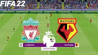 FIFA 22 | Liverpool vs Watford - Premier League 2021/22 - Full Match Gameplay