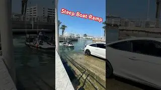 Boat Ramp Fail.. #fishing #boats #seadoo #honda