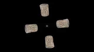 Cylindrical seal stamp #archeology #3d #heritage #hologram #lamassu #assyria