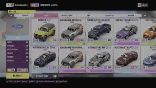 Forza Horizon 5 Premium Edition  Full Car List