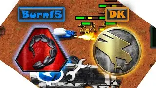 C&C Remastered | DK (GDI) vs Burn15 (Nod) - Flame Tanks vs Medium Tanks