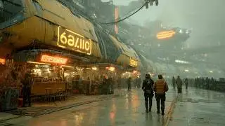AGGRESSIVE CYBERPUNK 2077 VIBES: Walking Through Neon Slums [4K Ultra-Realistic Footage]