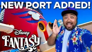 The Captain SURPRISED Us With A NEW PORT ANNOUNCEMENT! Disney Fantasy 13 Night Transatlantic Cruise