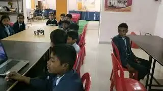 Student learn 3d printer and 3d scanner 