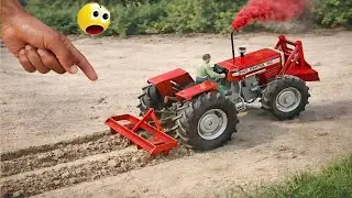 Real Mud Farming with Mini Tractor 🚜 | Satisfying Science Project@NaeemCreator1 