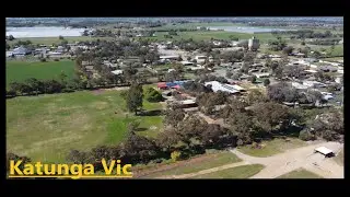 Drone Footage Over Katunga Vic Aus