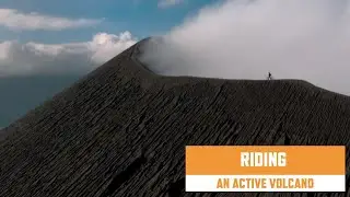 Riding Down An Active Volcano On A MTB