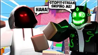 I Stream Sniped My LITTLE BROTHER In Roblox Bedwars...