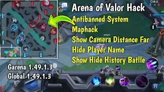VIP Script Cheat AOV | Antiban, Maphack, Show Camera Far, Show Hide History Battle, Hide Player Name