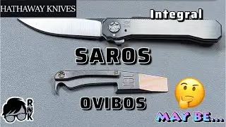 Unboxing & impressions of the loaned Hathaway mid-tech SAROS knife & OVIBOS prybar&hellip;interesting. 🤔