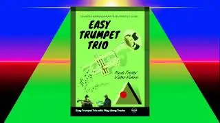 Easy Trumpet Trio Book & Play-Along TRIO CIUMBIA by V.Valerio & P.Trettel