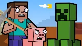 Creeper Cave & Diamonds | Block Squad (Minecraft Animation)