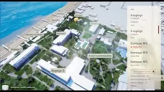 Интерактивная карта санатория "Южное Взморье" в городе Сочи