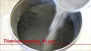 45 micron titanium sieving with Virto-Cuccolini X-Line