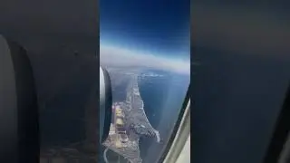 Spot the Suez Canal? Stunning EgyptAir Flight View & Audience Challenge! #egyptair #cairo #suezcanal