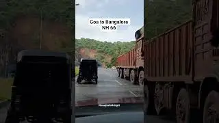 Some beautiful clips of NH 66 from Goa #nh66 #roadtrip #shorts #goa #monsoon