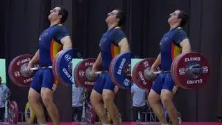 Marcos Ruiz (105) - 165kg, 170kg, & 175kg Snatches @ 2017 European U23 Championships