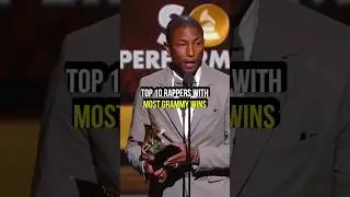 TOP 10 RAPPERS WITH THE MOST GRAMMYS🏆#rap #shorts