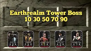 Earthrealm Tower Boss 10 30 50 70 90 | MK Mobile