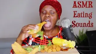 Fried Fish Box ASMR Eating Sounds With Chit Chat