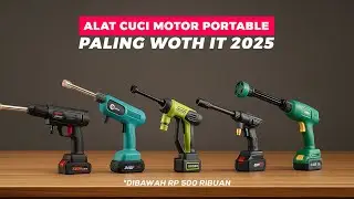 7 Alat Cuci Motor Portable Murah di Bawah 500 Ribu, Kencang & Praktis!