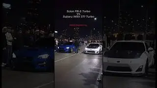 🔥Subaru WRX STI Vs. Scion FR-S🔥🏁#jdm #wrx #frs #race #racing #scion #subaru #fyp #jdmcars