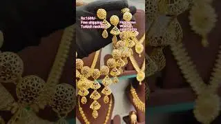 turkish necklace #Real Gold look#Dubai gold design #one gram gold