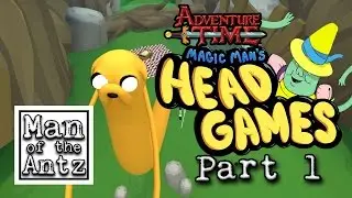 Fighting sandwiches with style | Adventure Time Magic Man's Head Games on Oculus Rift - Quick Look 1