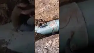 connection of FRP pipe underground #automobile #welder #construction #machine #factory #welding