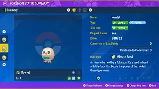 surprise trade sunday SV- Rowlet
