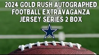 Gold Rush Autographed Football Jersey Series 2024