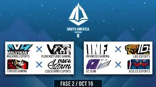 Campeonato Sudamericano | MvG vs NG | FG vs CA | INF vs LBS | 9z vs AZU | Fase 2 - S5D2