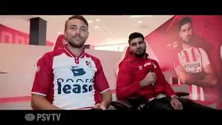 eSporter Luuk Jans op bezoek bij PSV