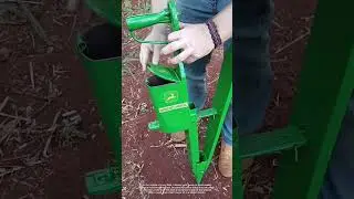 Planting Seeds Made Easy with a Manual Seeder Tool #farm