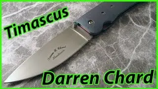 Darren Chard Timascus Titanium Folder Knife Review