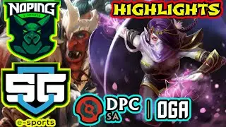 SG ESports vs NoPing Esports - Highlights - OGA DPC SA: Upper Division