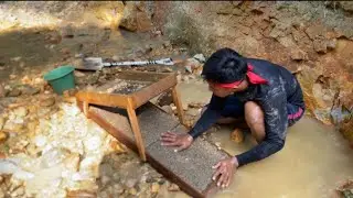 traditional gold mining 1000$ per day 