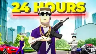 I Spent 24 Hours in Dude Theft Wars