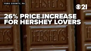 Hershey Company products' impending 26% price hike, customers react