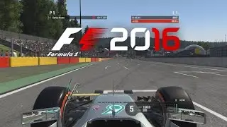 F1 2016 (PC) - 4 laps at Spa Francorchamps - time trial