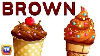 The BROWN Color Song | Learn Colours | Preschool Colors Nursery Rhymes | ChuChu TV