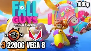 Fall Guys: Ultimate Knockout - Battle Royale - Ryzen 3 2200G Vega 8 - Test