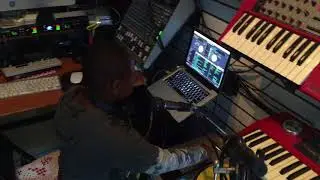 DJ Zay Zay in the studio 8.18