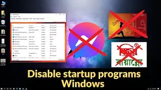 How to Disable Startup Programs in Windows 10 || Disable Auto Start Apps ||  messenger || Bangla ||