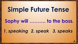 QUIZ | GRAMMAR TEST | SIMPLE FUTURE TENSE | will, won't |