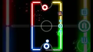 Glow Hockey gameplay part 13