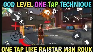 NEW GOD LEVEL ONE TAP TECHNIQUES || HOW TO DO ONE TAP IN FREE FIRE || ONE TAP TIPS & TRICK LIKE PRO
