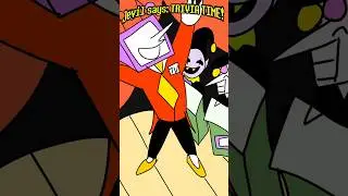 Jevil's TRIVIA TIME. #jevil #deltarune #shorts #funny #voiceeffects #jevilsays #subscribe #memes