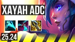 XAYAH & Rakan vs EZREAL & Poppy (ADC) | Good KDA: 17/1/8, 45K damage | KR Grandmaster | 25.24
