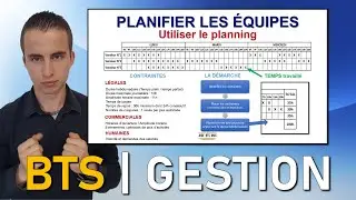 Révisions MGUC | Comment PLANIFIER une équipe et faire un PLANNING ? | AIDE BTS MUC